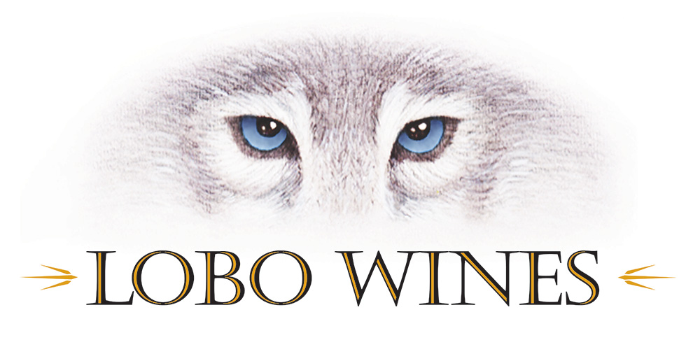Lobo Wines Scrolled light version of the logo (Link to homepage)